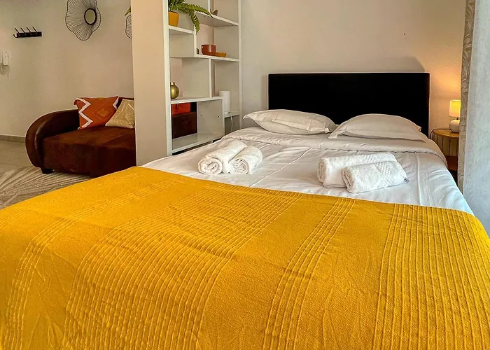 Le Stella Marine Airco Garage For 2 By Sunset 公寓 胡安莱潘